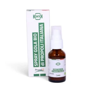20ml Organic Propolis Throat Spray with Honey bottle and box