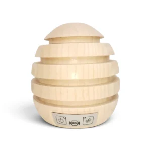Handmade Italian Ash Wood propolis diffuser with built-in ioniser Breathe model IP-ROCO