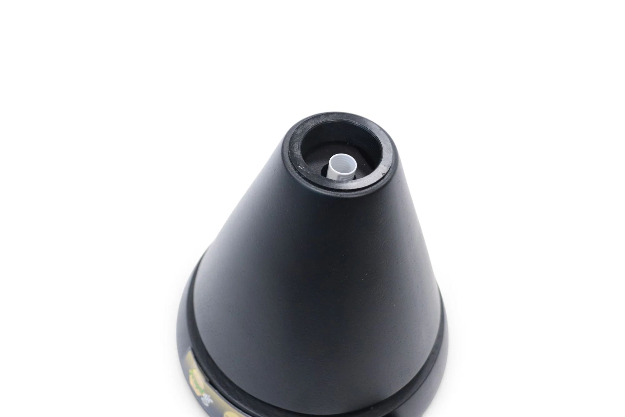 Top-down detailed view of the wenge colour diffuser cone of the Propolair Model L3 propolis diffuser IP-ROCO
