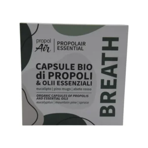Breath Organic Propolis Capsules BIO with Essential Oils IP-ROCO