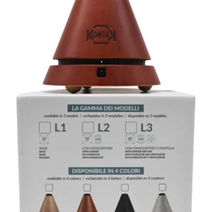 Propolis diffuser Model L1 in real cherry wood with product packaging box IP-ROCO